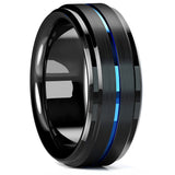 Modern Double Groove Rings