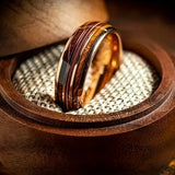 Guitar Line Wine Barrel Wooden Ring