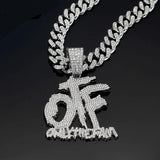 Only The Family Hip Hop OTF Pendant Cuban Chain Necklace