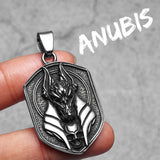 Anubis Egyptian God Pendant Necklace