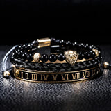 Luxury Crown Skull Bangle Bracelet