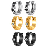Norse Zircon Hoop Earrings