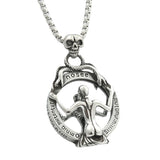 Gothic Mirror Pendant Necklace