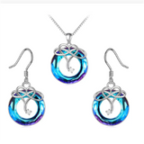 Infinite Symbol Love Necklace and Earrings Set