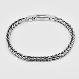 925 Sterling Silver Weave Chain Bracelet