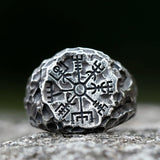 Antique Viking Vegvisir Compass Rings