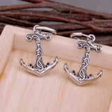 Viking Anchor Drop Earrings