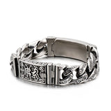 Vintage Skull Curb Chain Bracelet