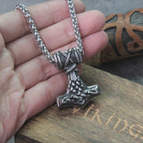 Thor's Hammer Mjolnir Pendant Necklace