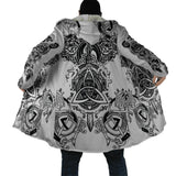 Viking Warriors Fleece Hooded Coat