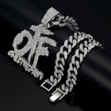 Only The Family Hip Hop OTF Pendant Cuban Chain Necklace