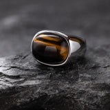 Erik the Red Natural Tiger's Eye Ring