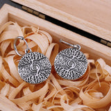 Viking Tree of Life Drop Earrings