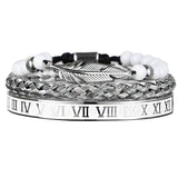 Luxury Crown Skull Bangle Bracelet