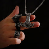 Thor's Hammer Mjolnir Axe Necklace