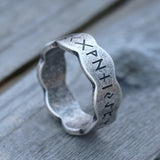 Viking Runes & Knot Ring