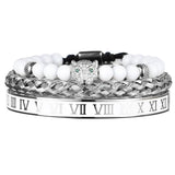 Luxury Crown Skull Bangle Bracelet