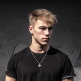 925 Sterling Silver Round Celtic Knot Cross Urn Necklace