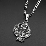 Isis Goddess Necklace – Egyptian Cartouche Amulet