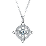 Birthstone Zirconia Pendant Necklace