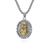 Sacred Heart of Jesus Pendant Necklace