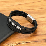 Handmade Multi-Layer Leather Bracelet