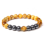 Tiger Eye Hematite Stone Bracelets
