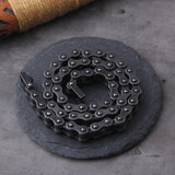 Black Biker Bracelet and Chain set