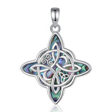 Abalone Shell Witch Knot Necklace