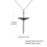 Medieval Sword Pendant Necklace