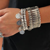 Vintage Coins Bracelet Boho Ethnic Jewelry