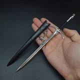 Medieval Sword Keychain Glamdring Aragorn Narsil Mini Replica