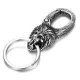 Wolf Lion Skull Raven Clasps Keychains