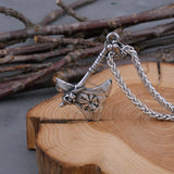 Viking Compass Axe Necklace