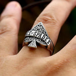 Ace of Spades Ring – Bold Gothic Biker Jewelry for Men ring Viking Warriors