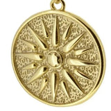 Alexander the Great Macedonian Vergina Sun Silver Necklace Necklace Viking Warriors