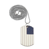 American Flag Military  Tag Necklaces Viking Warriors