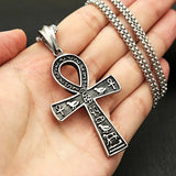 Ancient Egyptian Ankh Cross Pendant Viking Warriors