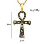 Ancient Egyptian Ankh Cross Pendant Viking Warriors