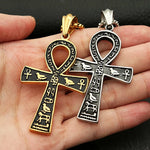 Ancient Egyptian Ankh Cross Pendant Viking Warriors