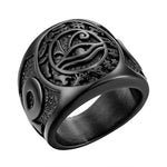 Ankh Eye of Horus Egyptian Rings ring Viking Warriors