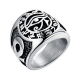 Ankh Eye of Horus Egyptian Rings ring Viking Warriors