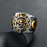 Ankh Eye of Horus Egyptian Rings ring Viking Warriors