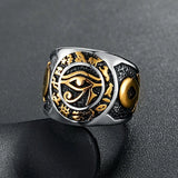Ankh Eye of Horus Egyptian Rings ring Viking Warriors