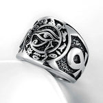 Ankh Eye of Horus Egyptian Rings ring Viking Warriors