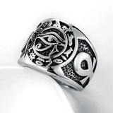 Ankh Eye of Horus Egyptian Rings ring Viking Warriors