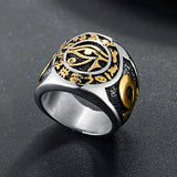 Ankh Eye of Horus Egyptian Rings ring Viking Warriors