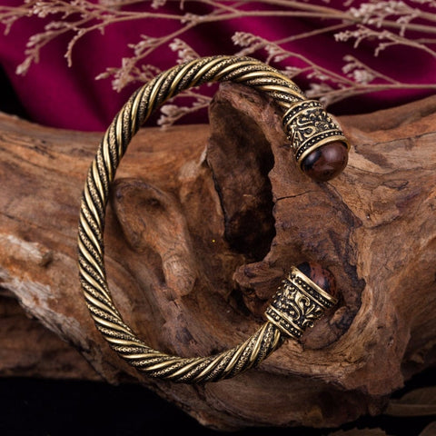 Viking's Freedom Bracelet Gold