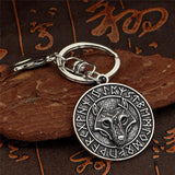 Antique Viking Wolf Keychain Keychains Viking Warriors