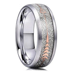 Arrow Wood Abalone Shell Opal Inlay Ring Rings Viking Warriors